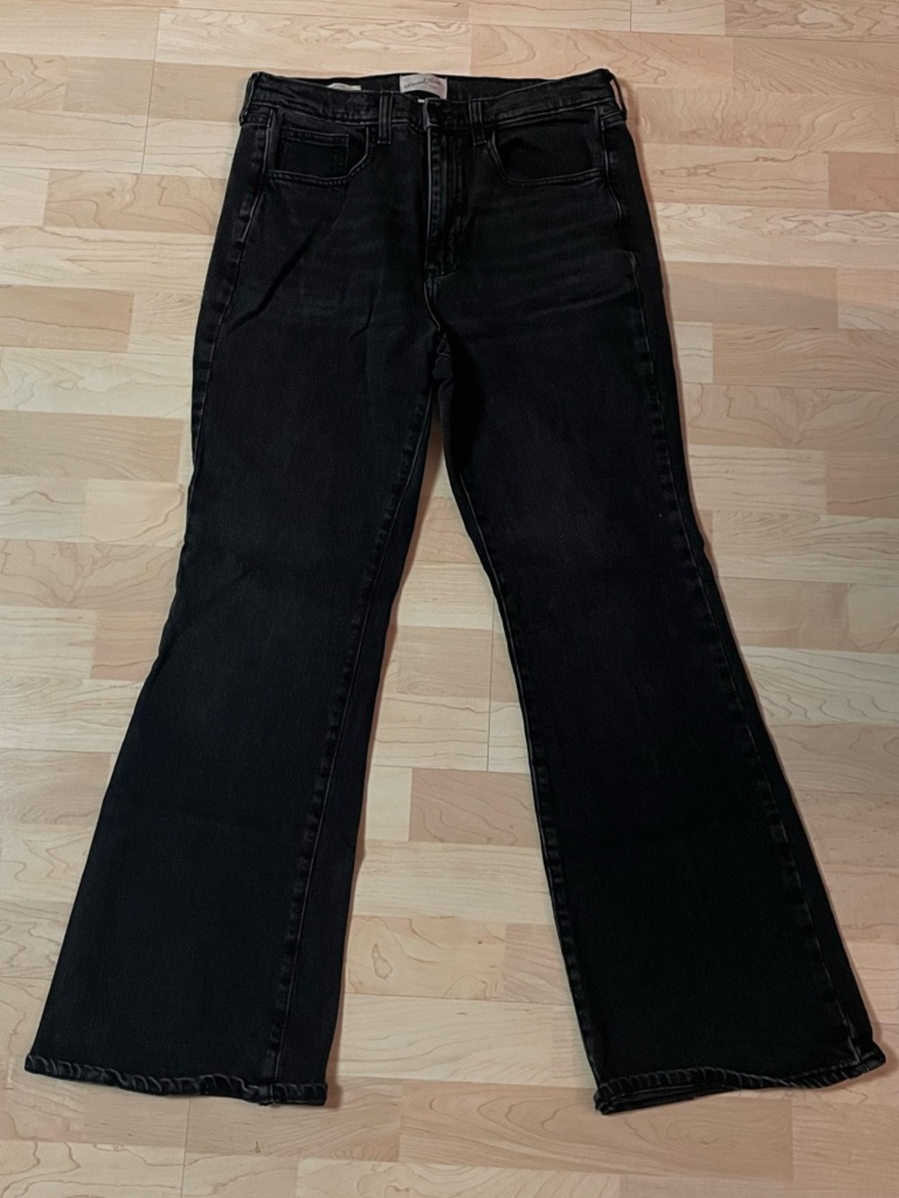Flare jeans short